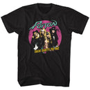 POISON PINK CIRCLE S T-Shirt in Black