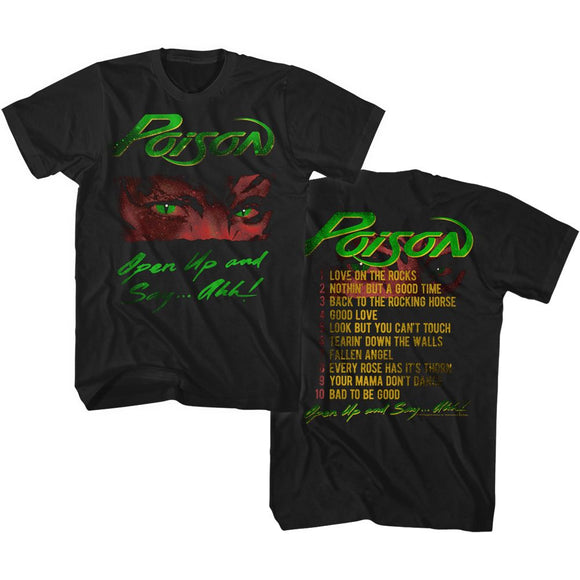 POISON OPEN UP S ***F&B*** T-Shirt in Black