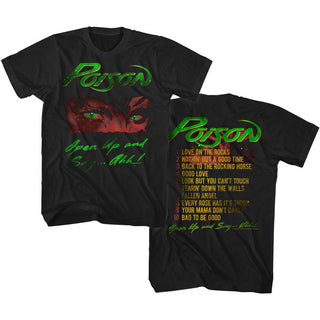Poison Open Up Adult T-Shirts