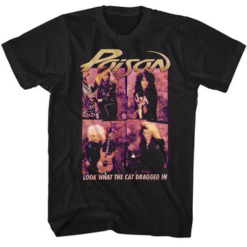 POISON 3DCAT S T-Shirt in Black