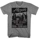 POISON LOOK WHAT TOUR S T-Shirt in Graphite Heather