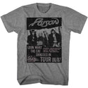 Poison Look What Tour Adult T-Shirts