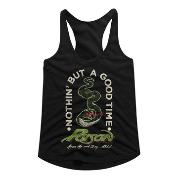POISON NBAGT LADIES SLIMFIT RACERBACK S T-Shirt in Black