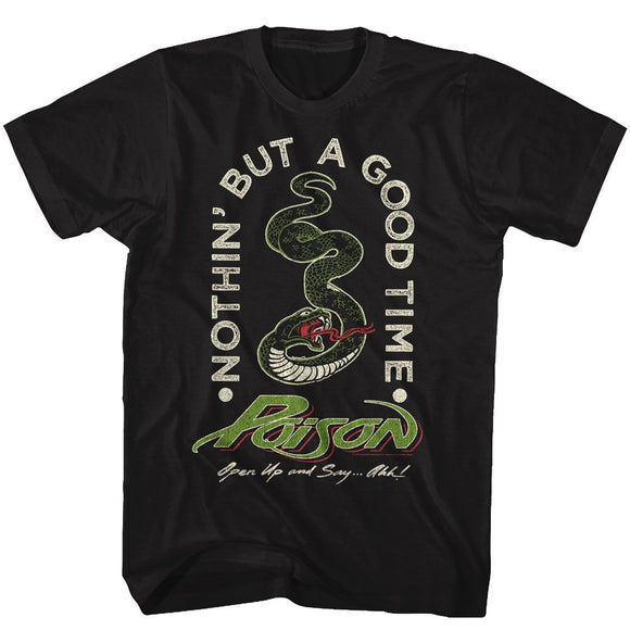 POISON NBAGT S T-Shirt in Black