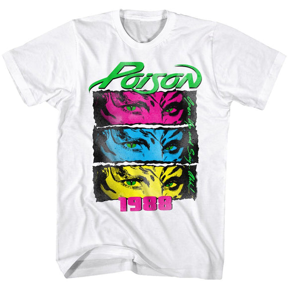 POISON 88 S T-Shirt in White