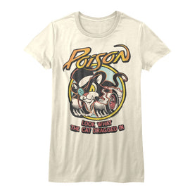 POISON LWTCDI LADIES S T-Shirt in Vintage White