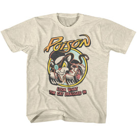 POISON LWTCDI YOUTH XS 5 6 T-Shirt in Natural Heather