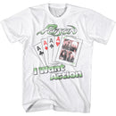 POISON WANT ACTION CARD S T-Shirt in White