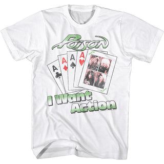 Poison Want Action Card Adult T-Shirts