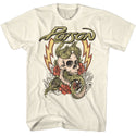 Poison Poison Fade Color Skull Adult T-Shirts