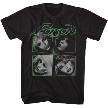 POISON I WANT ACTION FOUR PHOTOS S T-Shirt in Black