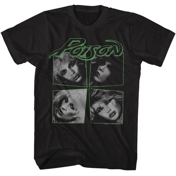 POISON I WANT ACTION FOUR PHOTOS S T-Shirt in Black