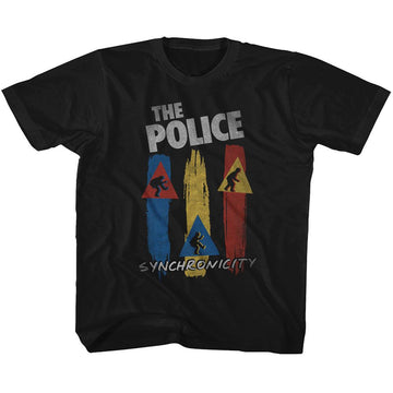 THE POLICE SYNCHRO TODDLER 2T T-Shirt in Black