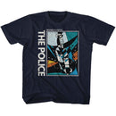 THE POLICE MESSAGE IN A BOTTLE YOUTH XS 5 6 T-Shirt in NAVY