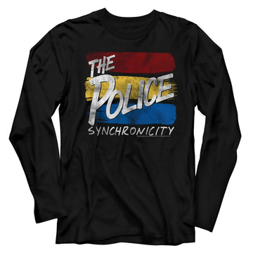 THE POLICE SYNC INVERTED L/S S T-Shirt in Black