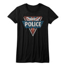 THE POLICE LADIES S T-Shirt in Black