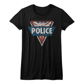 THE POLICE LADIES S T-Shirt in Black