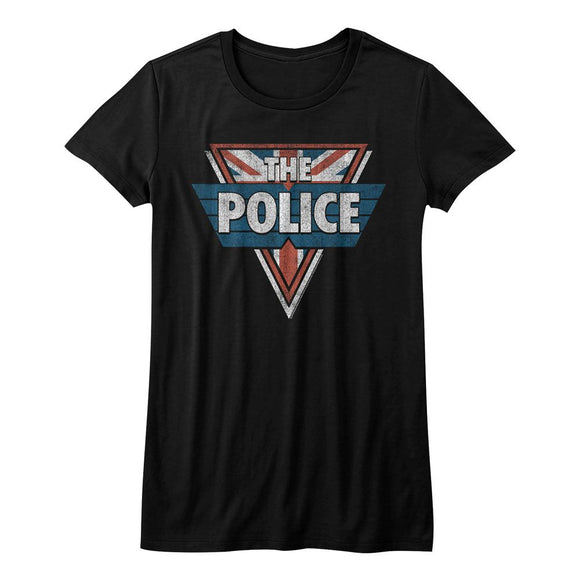 THE POLICE LADIES S T-Shirt in Black