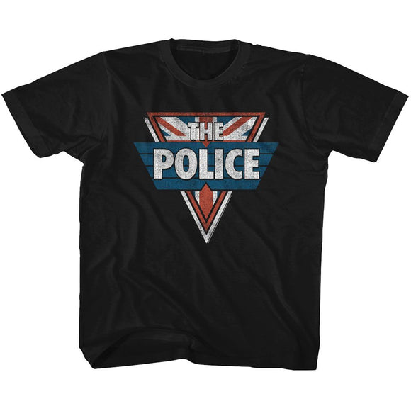 THE POLICE YOUTH XS 5 6 T-Shirt in Black