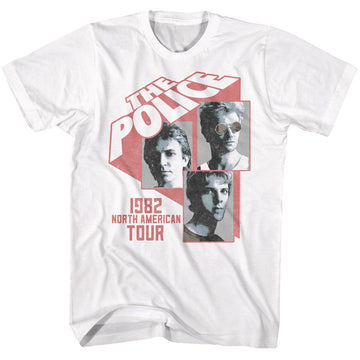 THE POLICE NA TOUR S T-Shirt in White