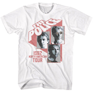 The Police Na Tour Adult T-Shirts
