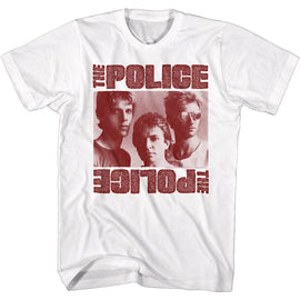 THE POLICE MONOCHROME S T-Shirt in White