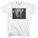 The Police The Police Bw Against Wall Adult T-Shirts