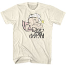 POPEYE BLOW ME DOWN S T-Shirt in Natural