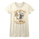 POPEYE EAT MORE CARBS LADIES S T-Shirt in Vintage White