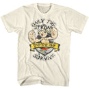 POPEYE ONLY THE STRONG S T-Shirt in Natural