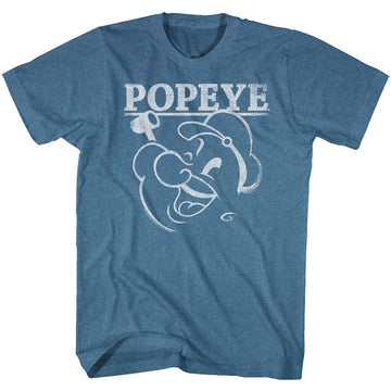 POPEYE T-Shirt in Indigo Heather