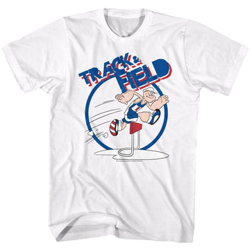 POPEYE TRAX S T-Shirt in White