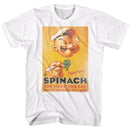 POPEYE SPINACH STYLE S T-Shirt in White