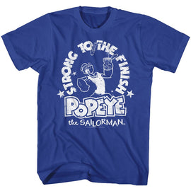 POPEYE WHITENESS S T-Shirt in Royal Heather