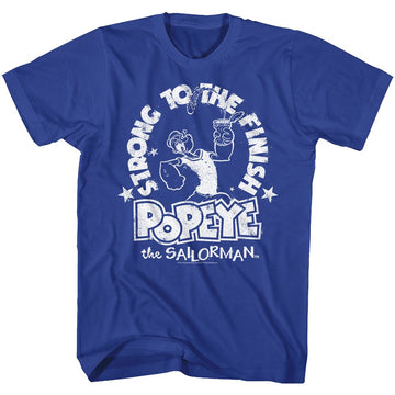 POPEYE WHITENESS S T-Shirt in Royal Heather
