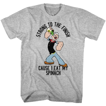 POPEYE STRONG S T-Shirt in GRAY Heather