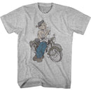 POPEYE CYCLE S T-Shirt in GRAY Heather