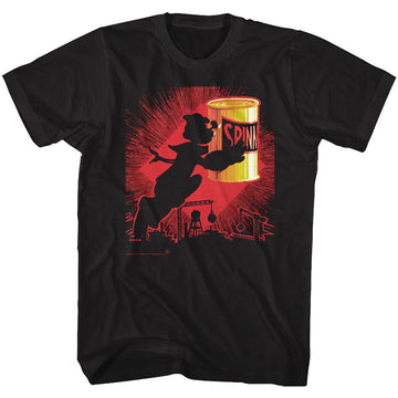 POPEYE SILHOUETTE S T-Shirt in Black