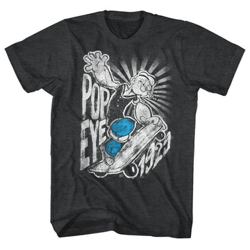 POPEYE RADICAL S T-Shirt in Black Heather