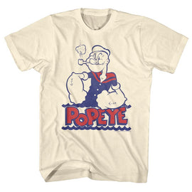 POPEYE WAH S T-Shirt in Natural