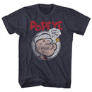 POPEYE YAM S T-Shirt in NAVY Heather