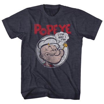 POPEYE YAM S T-Shirt in NAVY Heather