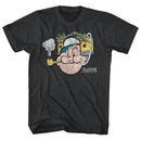 POPEYE SPINACH S T-Shirt in Black Heather
