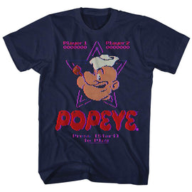 POPEYE OLD GAME S T-Shirt in NAVY