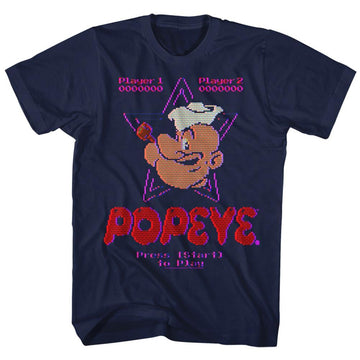POPEYE OLD GAME S T-Shirt in NAVY