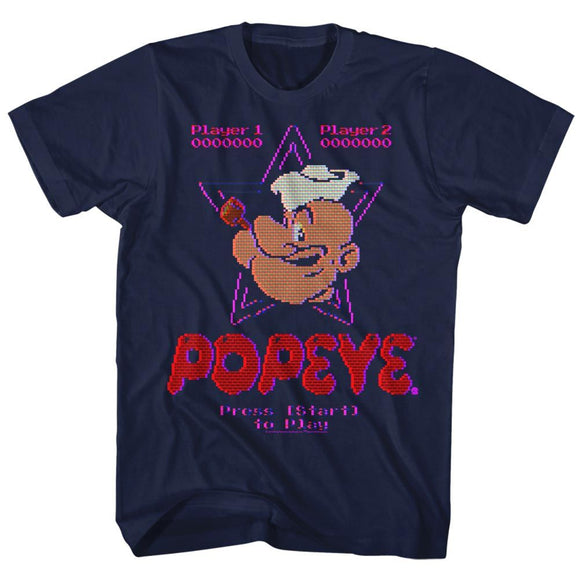 POPEYE OLD GAME S T-Shirt in NAVY