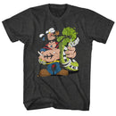 POPEYE WOODHEAD S T-Shirt in Black Heather
