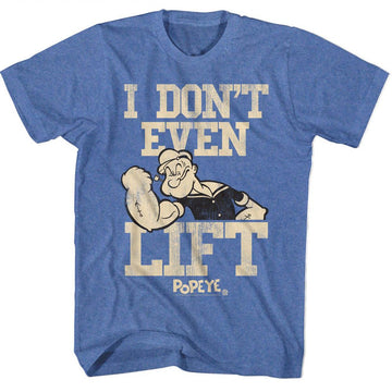 POPEYE NOLIFTIN S T-Shirt in Royal Heather