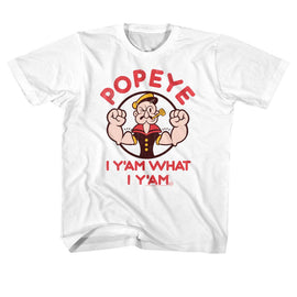 POPEYE YAM TODDLER 2T T-Shirt in White