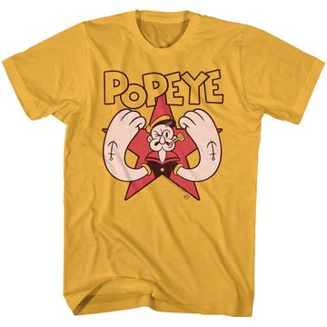 POPEYE ARMS S T-Shirt in Ginger
